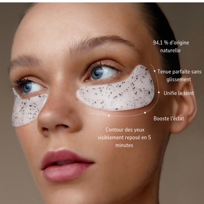 Patchs hydrogel contour des yeux – caféine