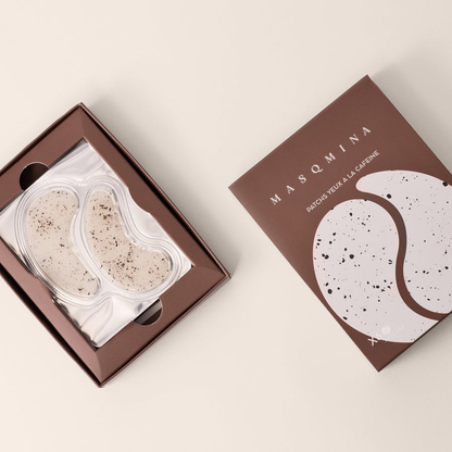 Patchs hydrogel contour des yeux – caféine