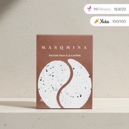 Patchs hydrogel contour des yeux – caféine